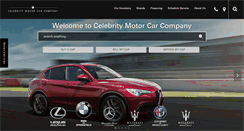 Desktop Screenshot of celebritymotorcar.com